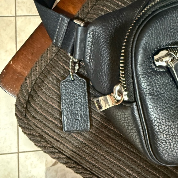Coach Black Leather Crossbody Bag - Picture 6 of 8